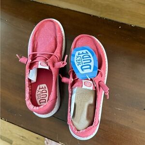 Hey Dude Kids Shoes - Red